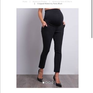 Seraphine Black Maternity Pants
